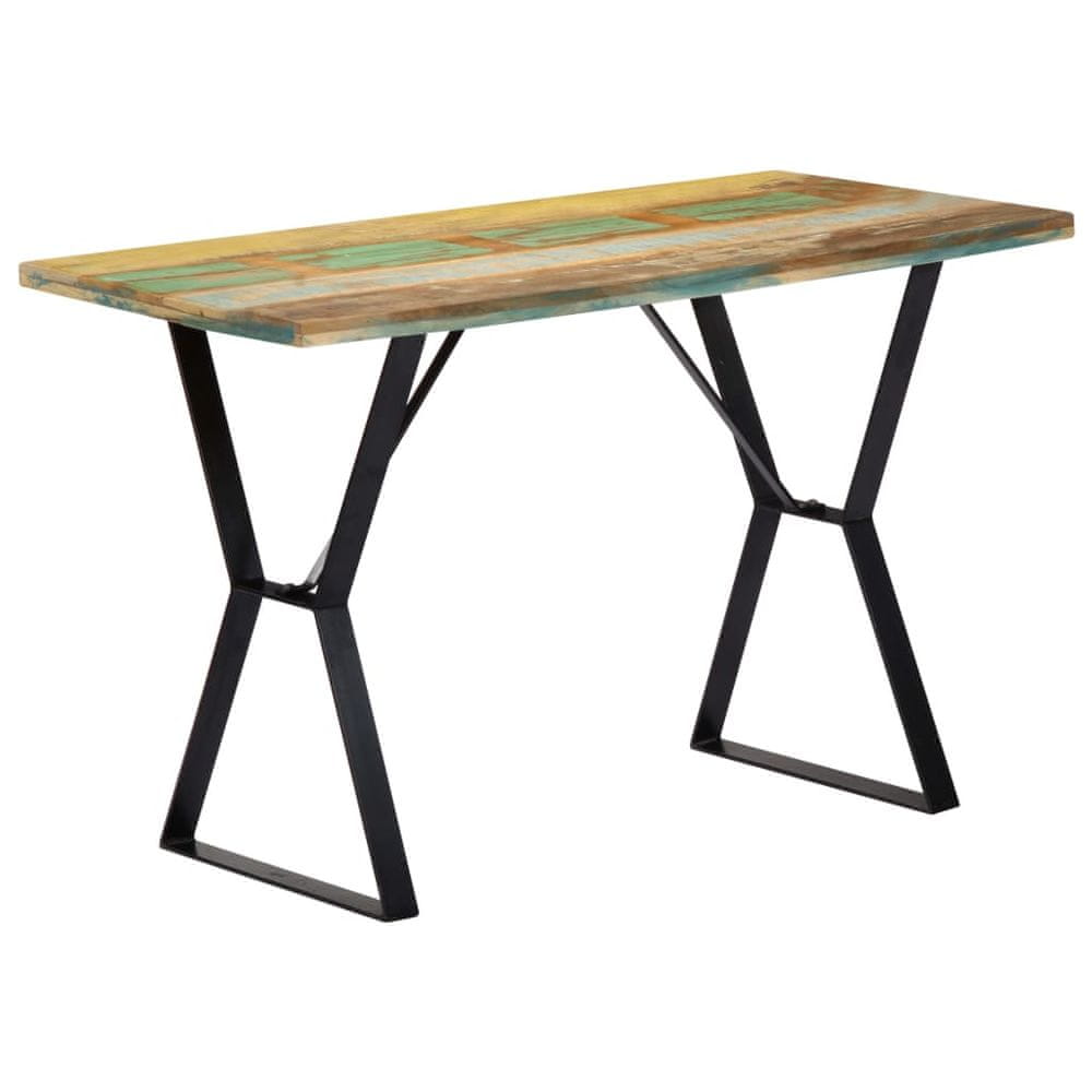 Petromila vidaXL Jedálenský stôl 120x60x76 cm, recyklovaný masív