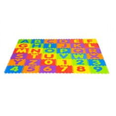 Iso Trade Penová puzzle podložka s abecedou a číslami | 178x178cm