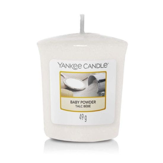 Yankee Candle votívne sviečka Baby Powder (Detský púder) 49g