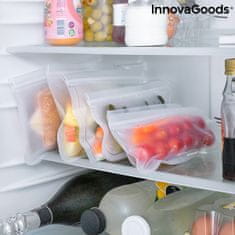 InnovaGoods Súprava znovu použiteľných vrecúšok na potraviny Freco, 10 ks