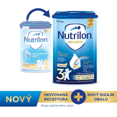 Nutrilon 3 Vanilla batoľacie mlieko 6x 800 g, 12+