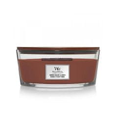 Woodwick Vonná sviečka loď Smoked Walnut & Maple 453,6 g