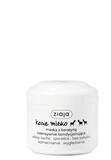 Ziaja kozie mlieko keratínová maska na vlasy 200ml