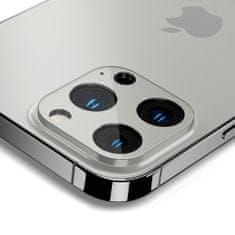 Spigen Optik.Tr 2x ochranné sklo na kameru na iPhone 13 Pro / 13 Pro Max, strieborné