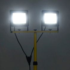 Vidaxl LED reflektor so statívom 2x50 W studené biele svetlo