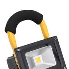 Vidaxl Nabíjateľný LED reflektor s rukoväťou 20 W studené biele svetlo