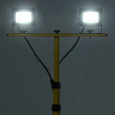 Vidaxl LED reflektor so statívom 2x10 W studené biele svetlo