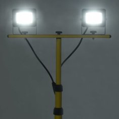 Vidaxl LED reflektor so statívom 2x20 W studené biele svetlo