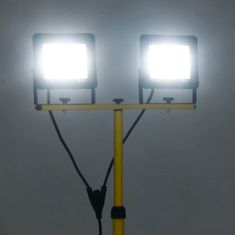 Vidaxl LED reflektor so statívom 2x100 W studené biele svetlo