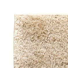 Vidaxl Chlpatý koberec 120x170 cm béžový