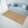 vidaXL Obdĺžnikový hnedý bambusový koberec 80x300 cm