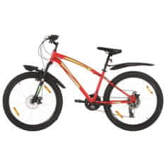 Petromila vidaXL Horský bicykel 21 rýchlostí 26" koleso 42 cm rám červený