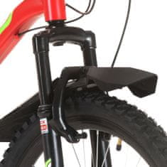 Vidaxl Horský bicykel 21 rýchlostí 26" koleso 36 cm rám červený