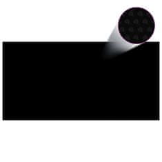 Vidaxl Bazénová plachta, čierna 600x300 cm, PE