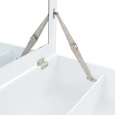 Vidaxl Toaletný stolík so zrkadlom MDF 60x40x75 cm
