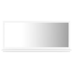 Vidaxl Kúpeľňové zrkadlo, biele 80x10,5x37 cm, drevotrieska