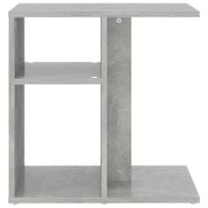 Vidaxl Príručný stolík betónovo-sivý 50x30x50 cm drevotrieska