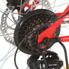 Petromila vidaXL Horský bicykel 21 rýchlostí 27,5" koleso 42 cm rám červený