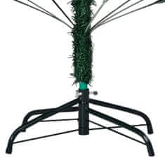 Vidaxl Umelý vianočný stromček s hustým ihličím, zelený 240 cm, PVC