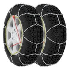 Vidaxl Snehové reťaze na pneumatiky 2 ks 9 mm, KN70