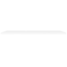 Vidaxl Plávajúca nástenná polica, biela 120x23,5x3,8 cm, MDF