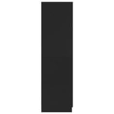 Vidaxl Šatník čierny 80x52x180 cm drevotrieska