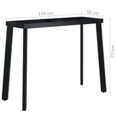Vidaxl Stolové nohy na jedálenský stôl, rám v tvare V 120x50x72 cm