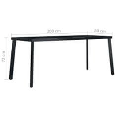 Vidaxl Stolové nohy na jedálenský stôl, rám v tvare V 200x80x72 cm