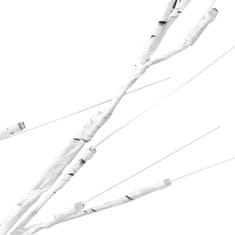 Vidaxl LED strom s dizajnom bielej brezy 96 teplých bielych LED 180cm
