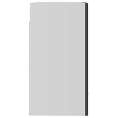 Vidaxl Závesná skrinka, sivá 50x31x60 cm, drevotrieska