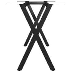 Vidaxl Stolové nohy na jedálenský stôl, rám v tvare X 140x60x72 cm