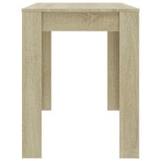 Vidaxl Jedálenský stôl dub sonoma 120x60x76 cm drevotrieska