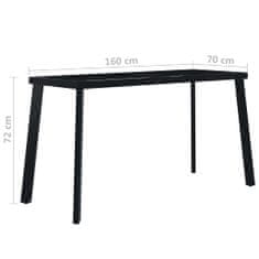Vidaxl Stolové nohy na jedálenský stôl, rám v tvare V 160x70x72 cm