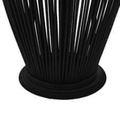 Petromila vidaXL Závesný svietnik čierny 95 cm bambusový