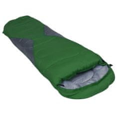 Vidaxl Ľahký detský spací vak zelený 670 g 10°C