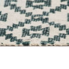 Vidaxl Ručne tkaný koberec Kilim bavlna 160x230 cm potlač farebný