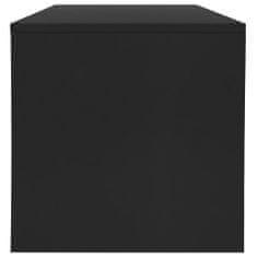 Vidaxl Konferenčný stolík, čierny 100x40x40 cm, drevotrieska