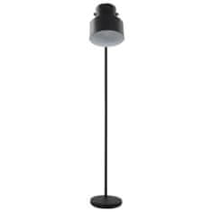 Vidaxl Stojanová lampa čierna kovová E27
