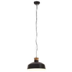 Vidaxl Industriálna závesná lampa 58 cm, čierna E27