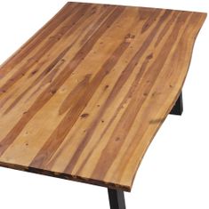Vidaxl Jedálenský stôl z akáciového dreva, 200 x 90 cm