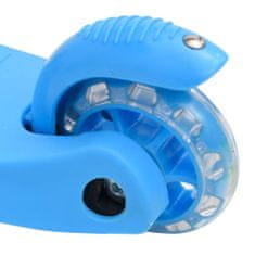 Vidaxl Detská trojkolka s nastaviteľnými hliníkovými riadidlami modrá