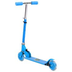 Vidaxl Detská kolobežka s nastaviteľnými hliníkovými riadidlami modrá