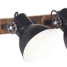 Petromila vidaXL Industriálna nástenná lampa, čierna 65x25 cm E27