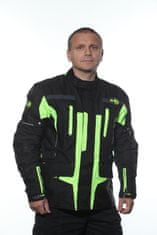 MAXX NF 2201 Textilná bunda dlhá neón green XXL
