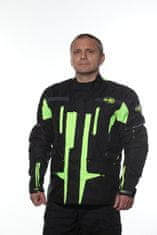 MAXX NF 2201 Textilná bunda dlhá neón green XXL