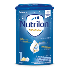 Nutrilon 1 Advanced Good Sleep počiatočné dojčenské mlieko 6x 800 g, 0+