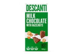 Descanti Milk Chocolate with Hazelnuts 100g