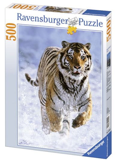 Ravensburger Tiger na snehu 500 dielikov