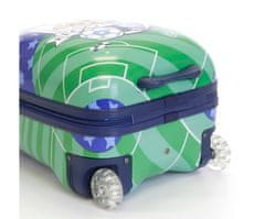 T-class® Detský kufor s batohom 3471 (futbal-modrozelená)