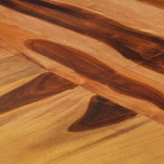 Vidaxl Jedálenský stôl okrúhly 175x75 cm akáciové drevo so sheeshamovou úpravou